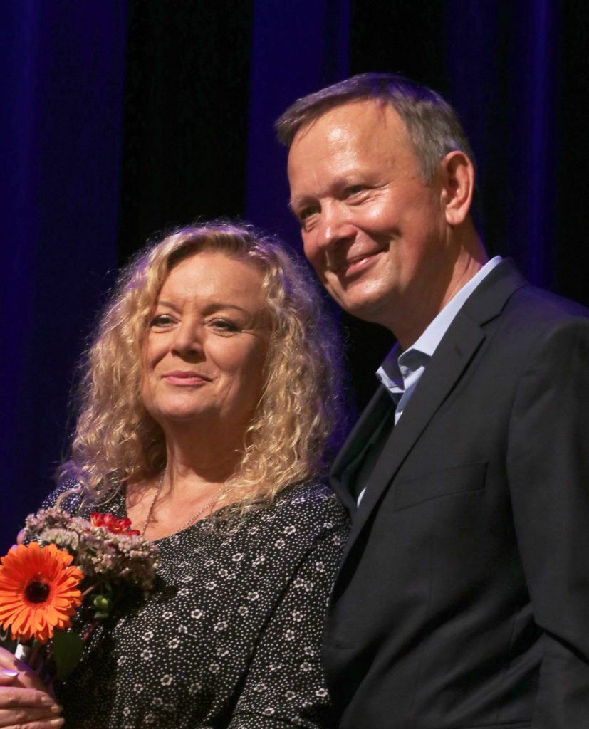 Na scenie w Bruggu H. Banaszak i J. Czubak